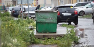 obyvatelé Omsku si všimli potkanů u popelnic