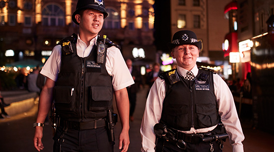 londýnská Metropolitní policie-550x306