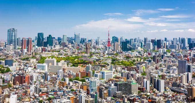 Tokio) je hlavním městem Japonska 