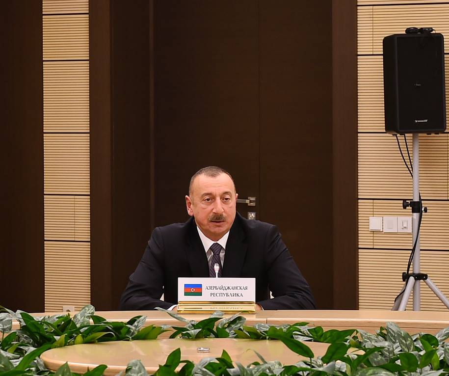 prezident Ázerbajdžánu Ilham Alijev