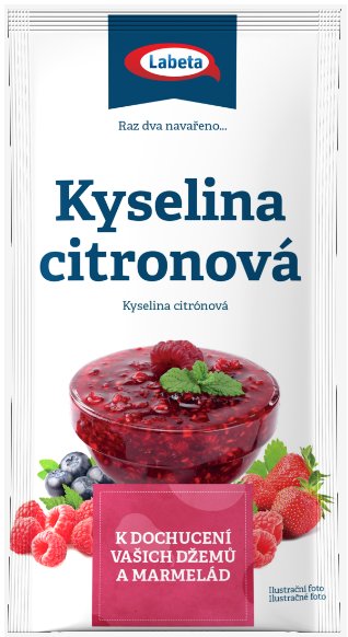 labela kyselina citronová