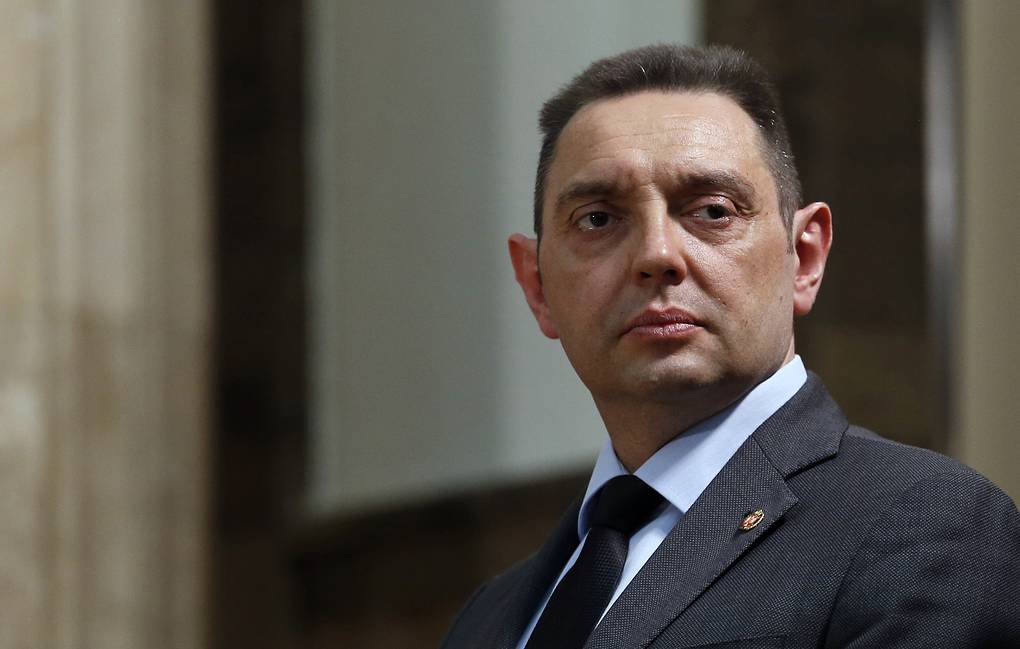Srbský ministr vnitra Aleksandar Vulin