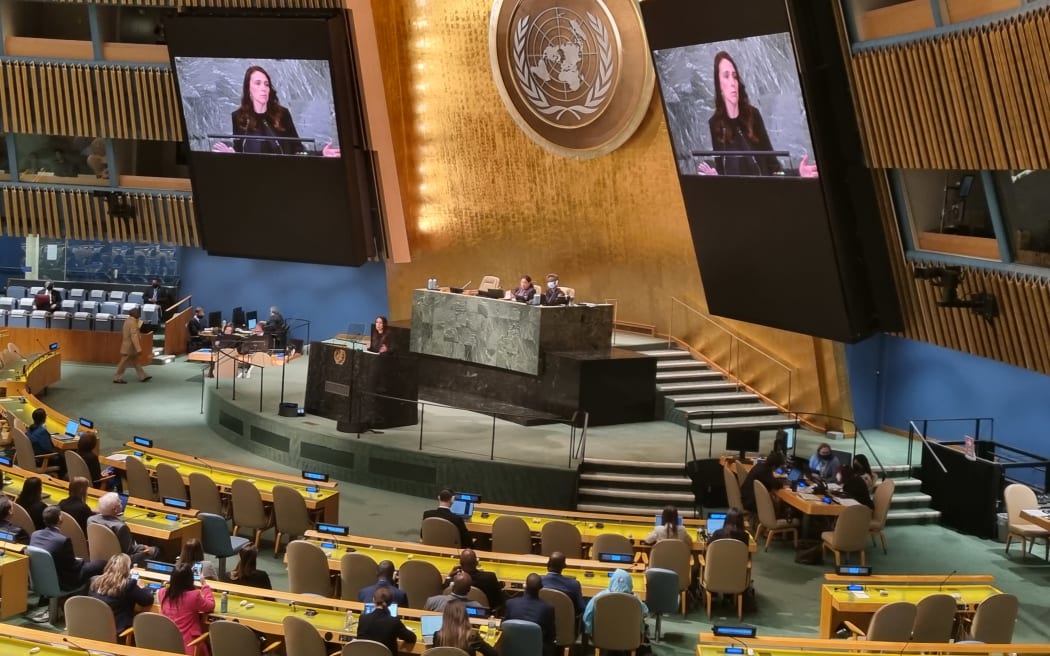 Jacinda Ardernová přednese projev na Valném shromáždění OSN v New Yorku