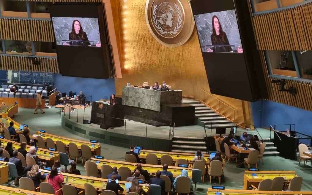 Jacinda Ardernová přednese projev na Valném shromáždění OSN v New Yorku