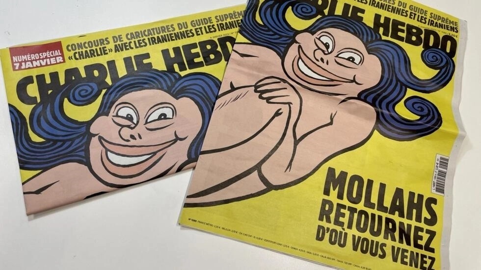Detail titulní strany Charlie Hebdo z minulé středy