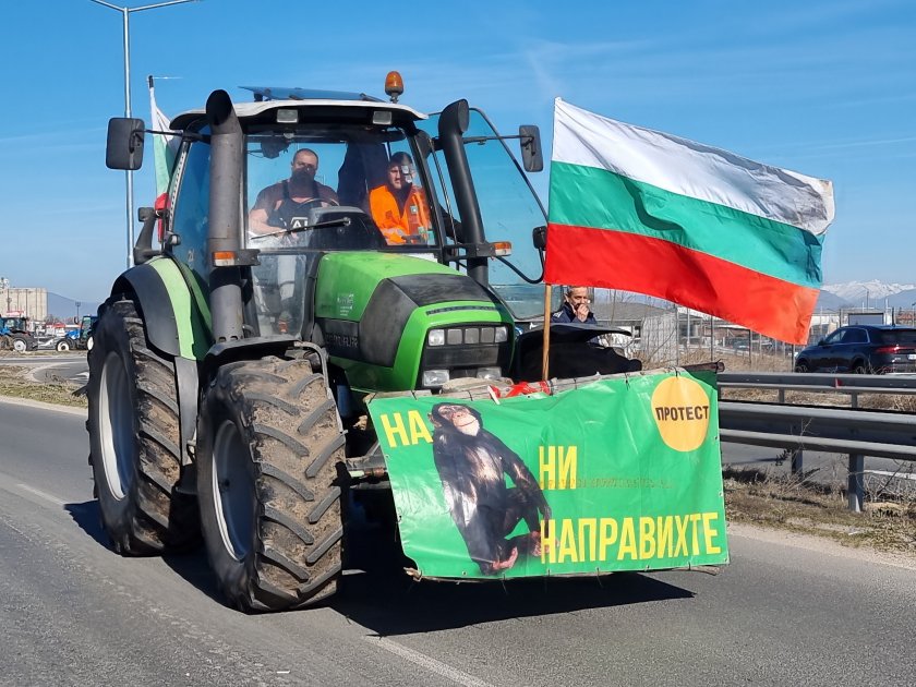 Třetí den protestů farmářů v Bulharsku